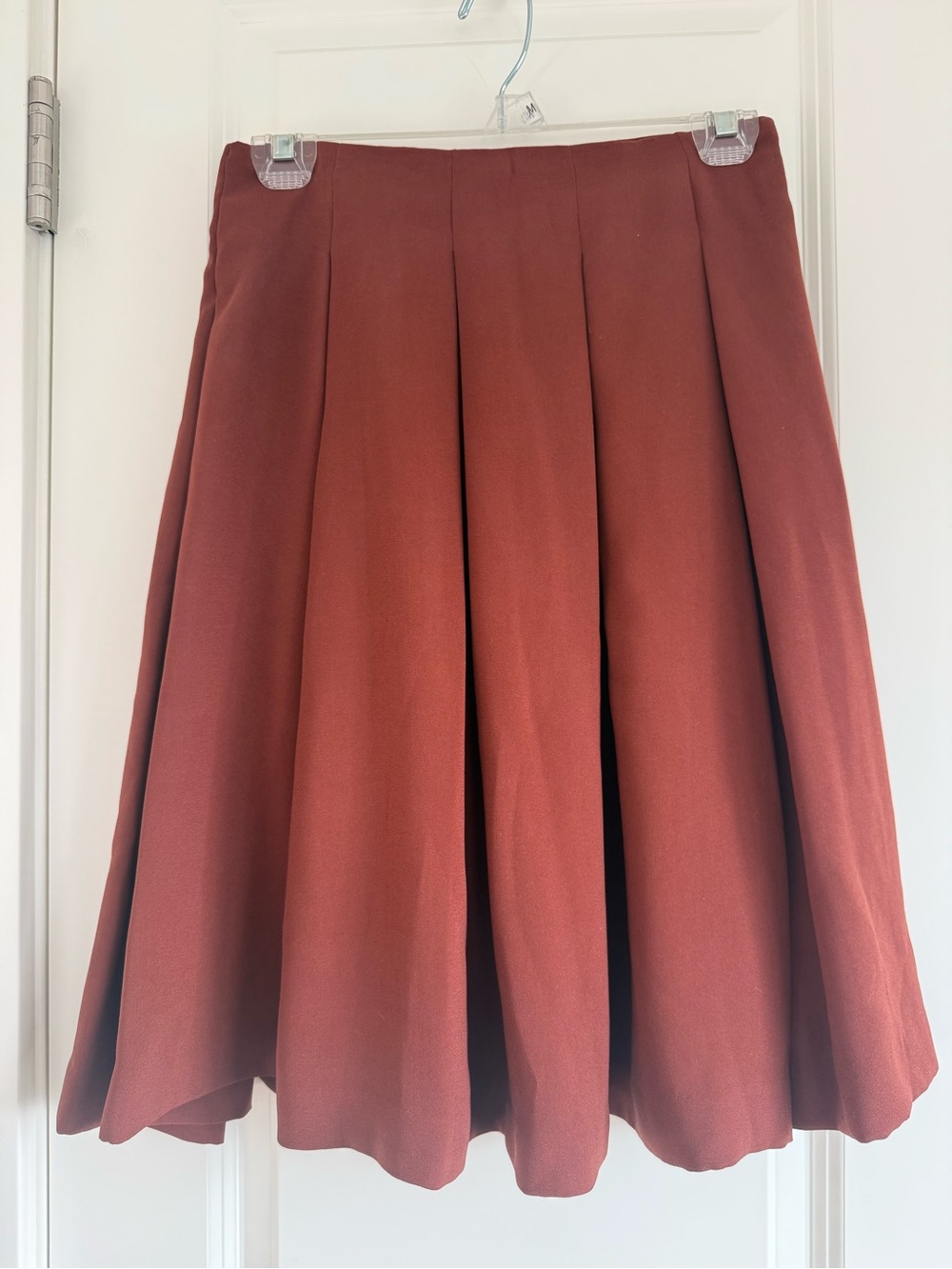 Uniqlo Rust Circle Skirt
